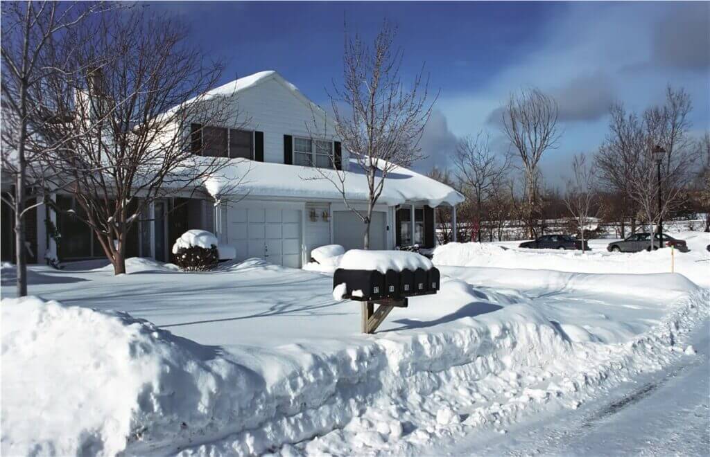Southwest Idaho Home in winter