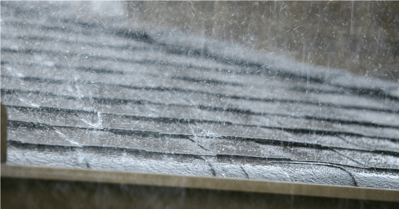 Rain on roof